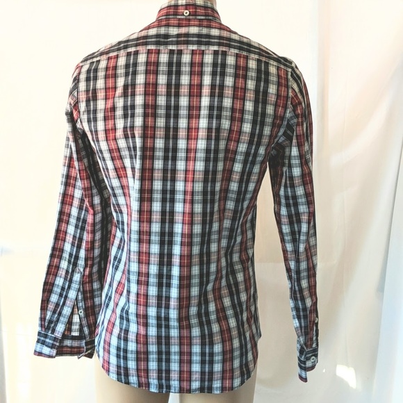 Plaid long sleeve button down shirt sz small - Picture 3 of 8